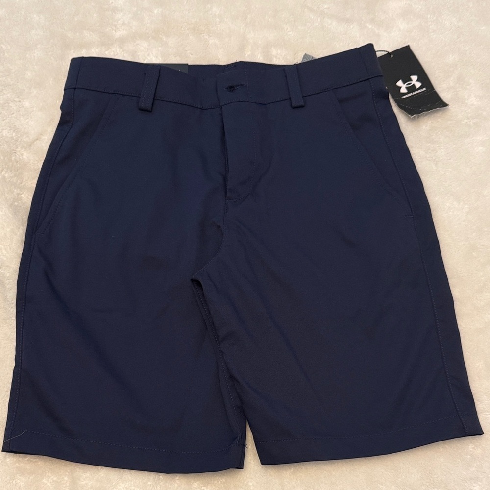 Under Armour Boys Dark Blue Shorts